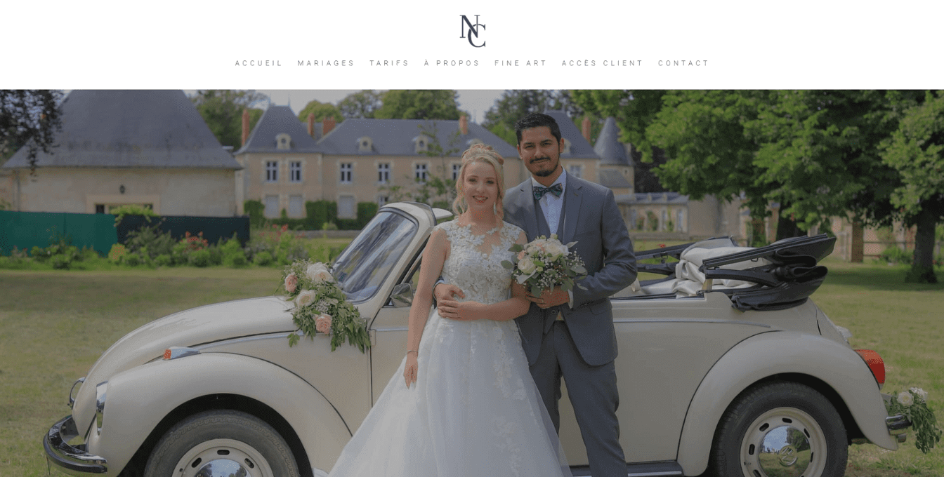 realisation site internet photographe mariage codiaweb